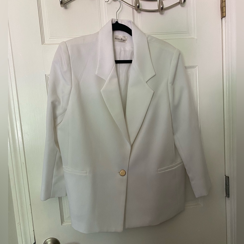 White blazer